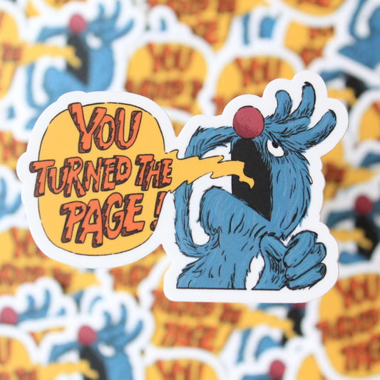 Monster at the End of This Book Vinyl Sticker