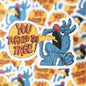 Monster at the End of This Book Vinyl Sticker