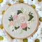 Mother Bloom Hand-Embroidered Hoop