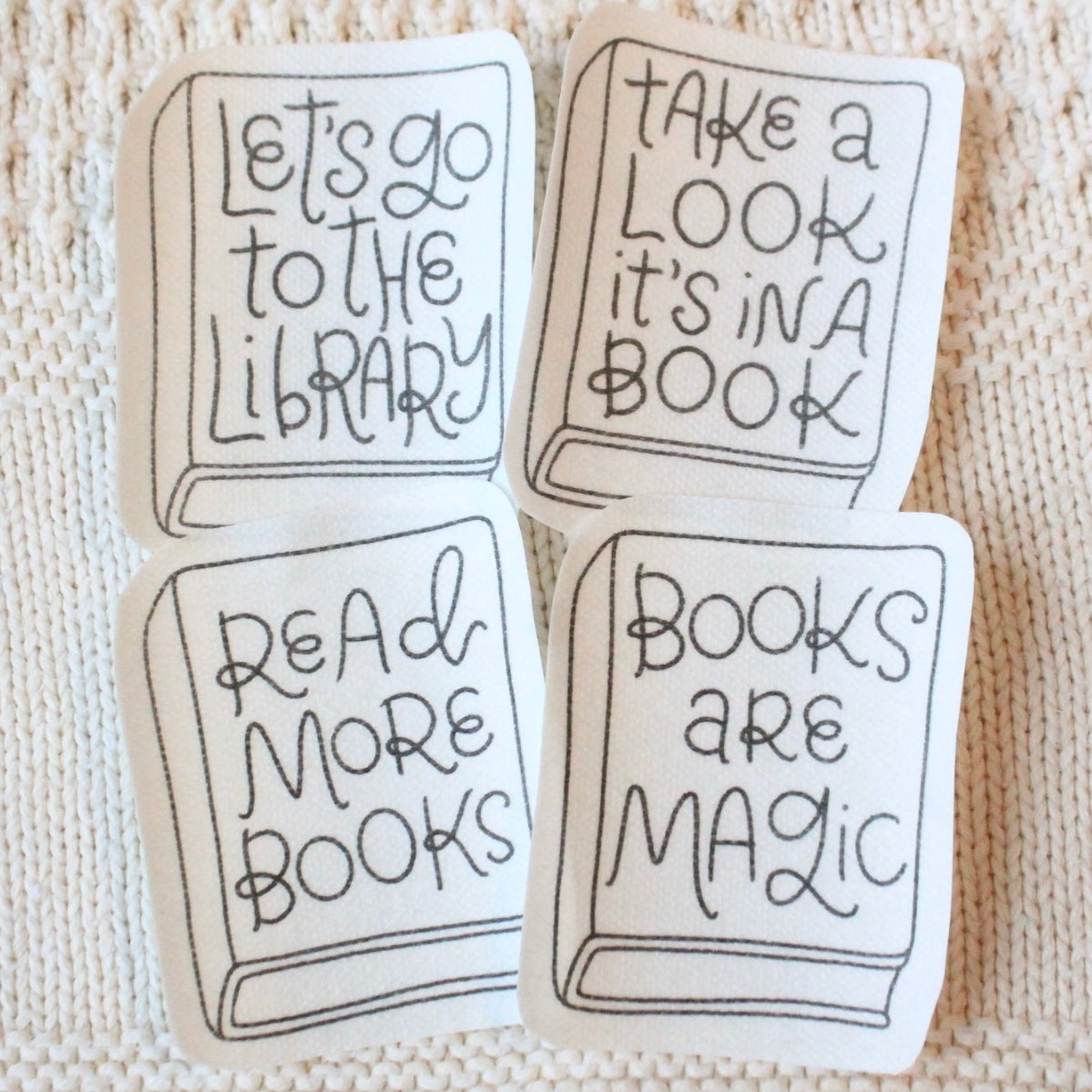 Bookish 4-Pack Stick & Stitch
