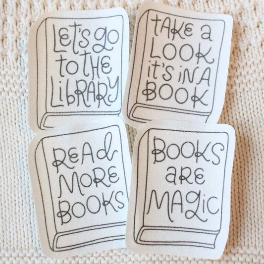 Bookish 4-Pack Stick & Stitch
