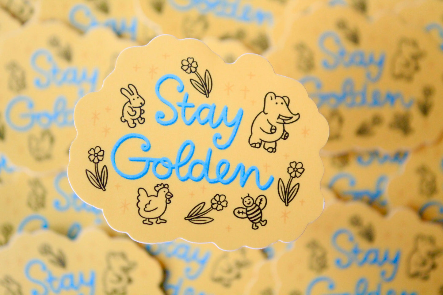 Stay Golden, Little Golden Books Vinyl Sticker
