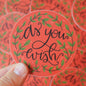 Princess Bride, As You Wish, Stormin the Castle Vinyl Stickers