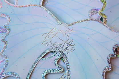 Ever After Just Breathe Glitter Wings Vinyl Sticker
