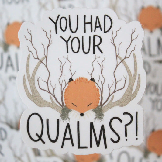 Qualms, Widow’s Bay Vinyl Sticker