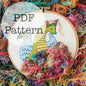 PDF Embroidery Pattern: Flossie the Thread-Hoarding Dragon