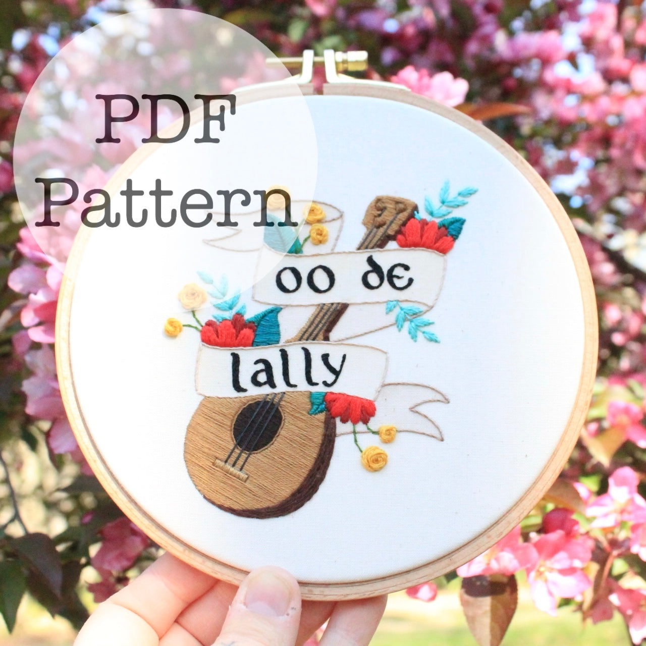 PDF Embroidery Pattern: Oo De Lally, Robin Hood