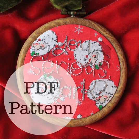 PDF Embroidery Pattern: You Serious Clark, Christmas Vacation