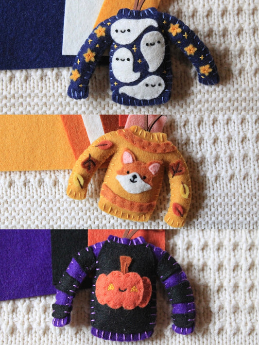 Halloween Sweater Felt Packs