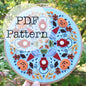 PDF Embroidery Pattern: OtGW Mandala, NO instructions included!!