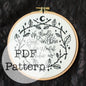 PDF Embroidery Pattern: Gladly Feast, Addams Family